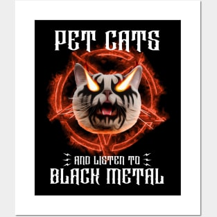 Black Cat Metal Posters and Art